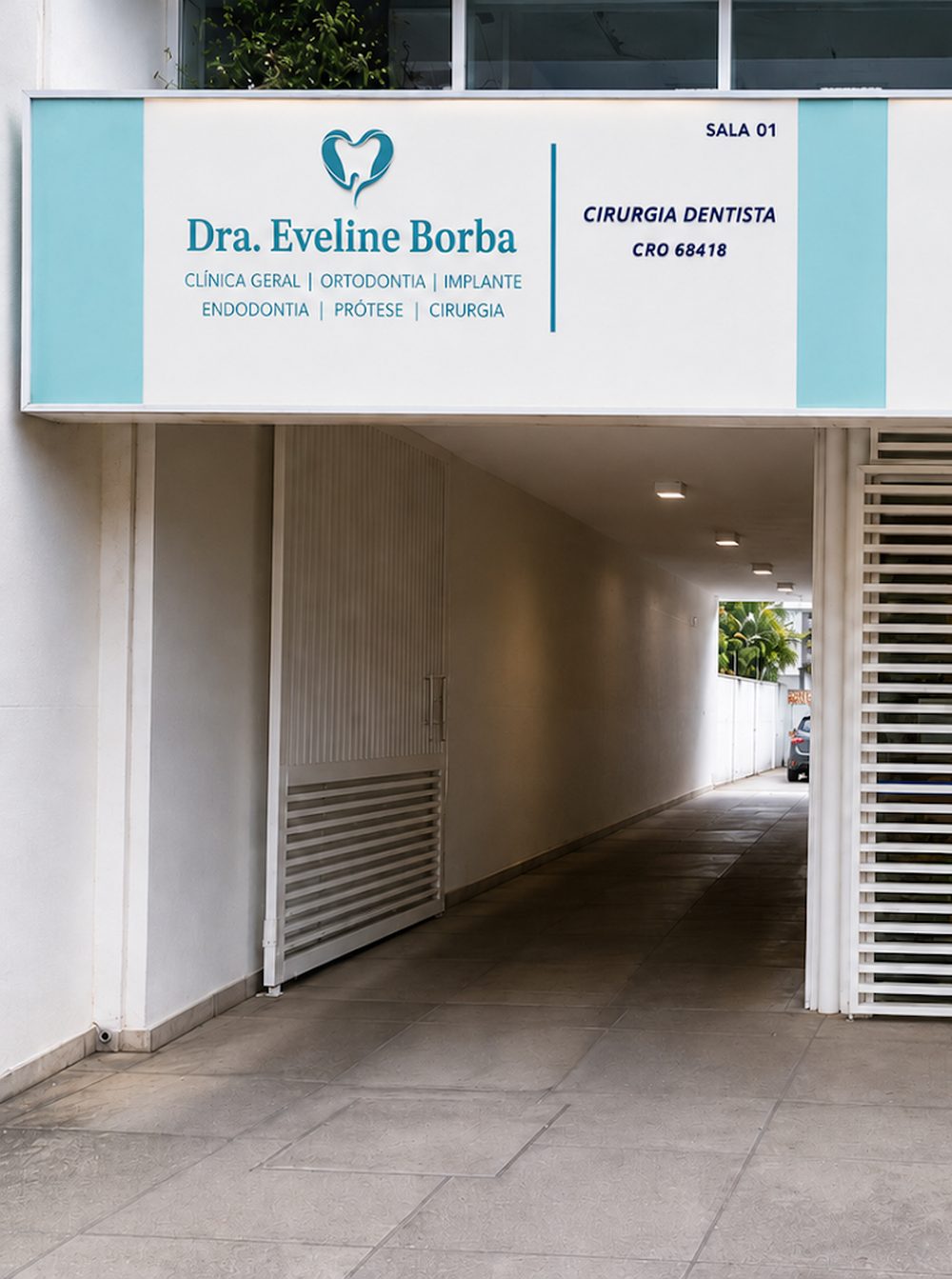 Fachada e entrada da unidade Independência